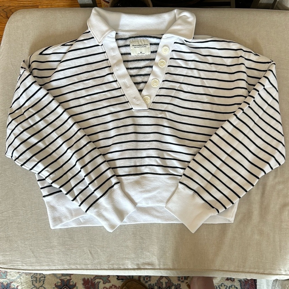 Abercombie and Fitches cropped sweatshirt